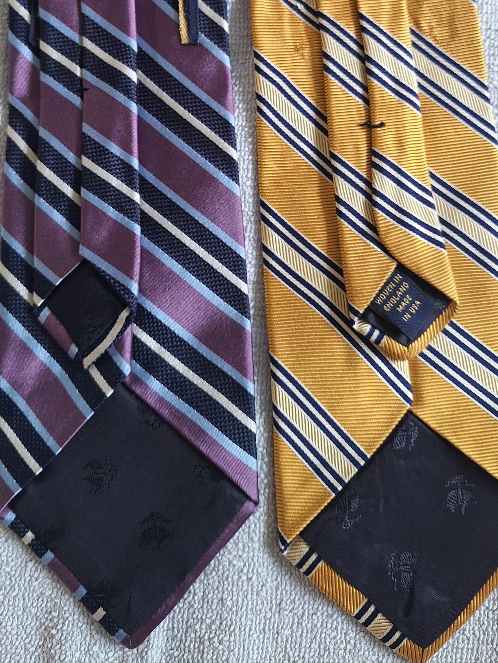 6 Man Ties Bundel .100%Silk Brooks Brothers,Tasso Elba, Nicol Miller, Standford — image 2 of 7